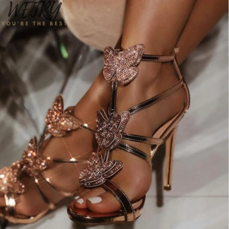 2020 весна/новые женские босоножки сезон лето стразы бант с вырезами в римском