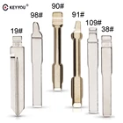 KEYYOU 20X HU101 FO21 FO38 автомобильный пульт дистанционного управления KD ключ для Ford Fusion Focus Mondeo Fiesta Galaxy Flip Blank #19 38 90 91 98 NO.109