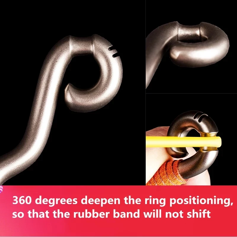 

New Powerful Hunting Competitive Slingshot Kids Toys Cold-Formed Slingshot Frame Traditional High-Precision Stainless Steel Toy