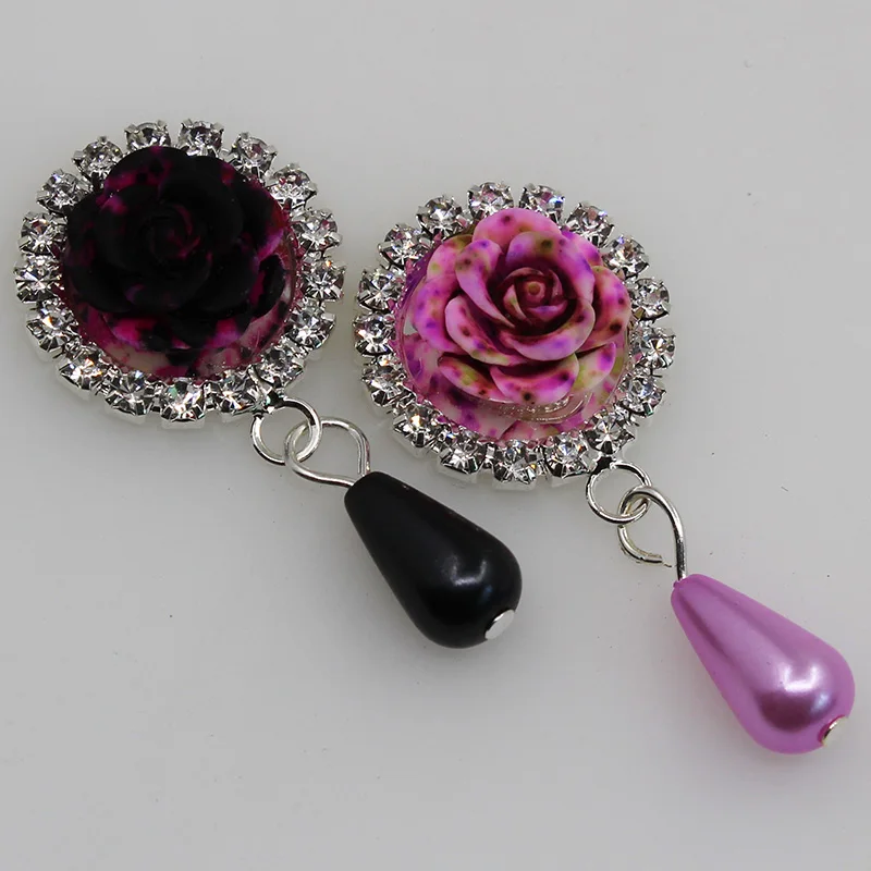 Декоративные пуговицы для украшения одежды 10 шт. металлические стразы | Дом и сад