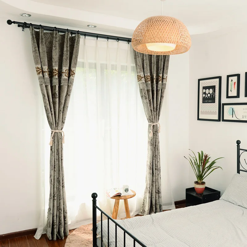 WIILII 2 упаковки занавесок из натурального хлопка веревка для штор Tieback ручная