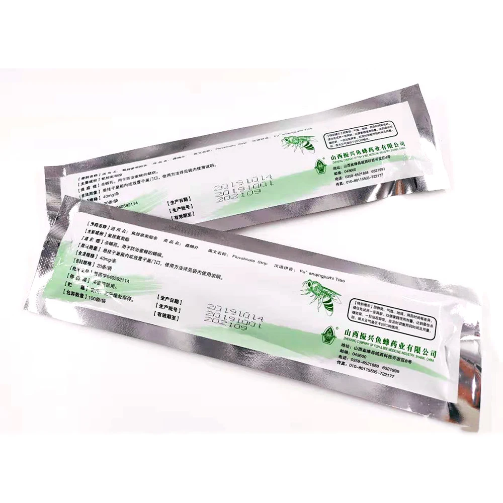 1 упаковка лекарственных препаратов для пчелиных клещей acaro fluvalinate apicultura varroa imker