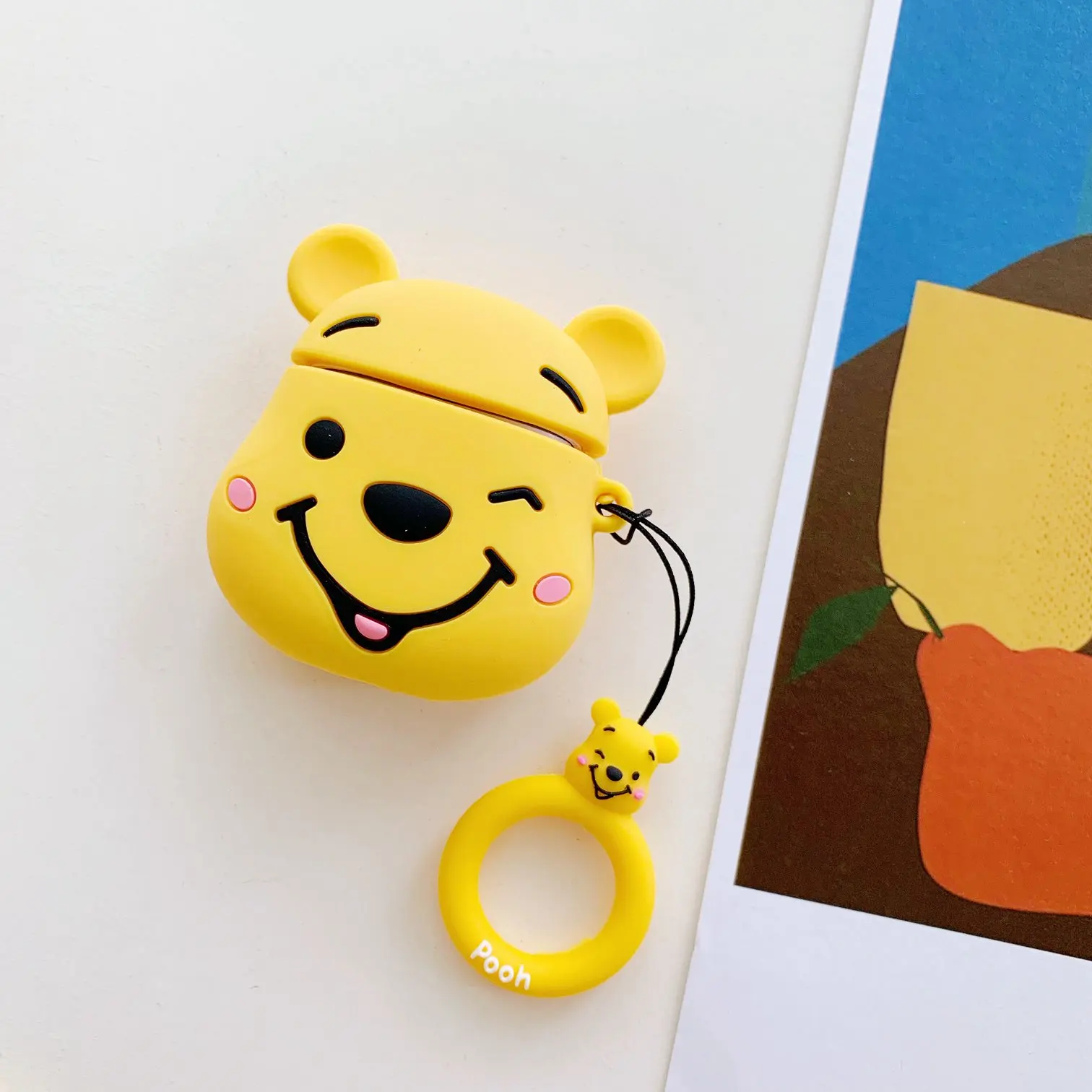 Чехол для AirPods с милым мультяшным забавным рисунком, силиконовый чехол для Airpods, беспроводной чехол для наушников Air pods 2, силиконовый чехол, fundas
