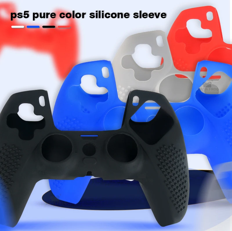 

Data Frog Soft Silicone Case Protective Cover For PS5 Controller Joystick Protection Case For Playstation 5 Gamepad Accessories