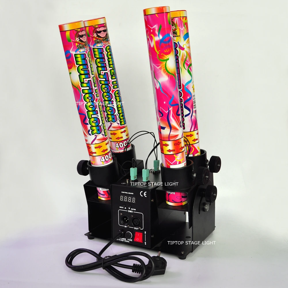 Gigertop TP T181A 2 экономичная модель 4 выстрела пушка с конфетти компактный размер DMX