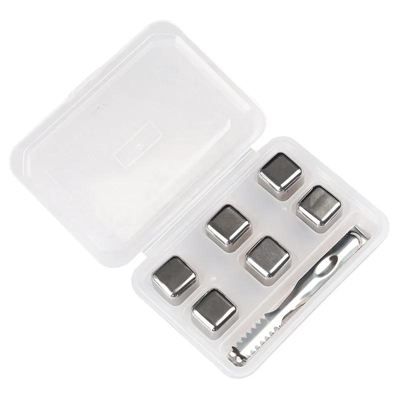 Нержавеющая сталь льда металлические ледяной бар питья виски из мультфильма