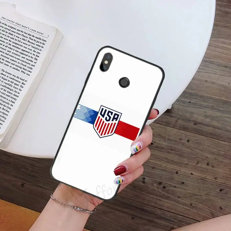 

America USA Flag Novelty Phone Case For Xiaomi Redmi 7 9t 9se k20 mi8 max3 lite 9 note 8 9s 10 pro Silicone Shell Cover Funda
