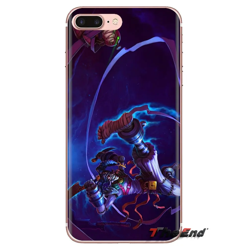 Для iPhone XS Max XR X 4 4s 5 5S 5C SE 6 6S 7 8 Plus samsung Galaxy J1 J3 J5 J7 A3 A5 чехлы для телефонов Janna Shaco League of