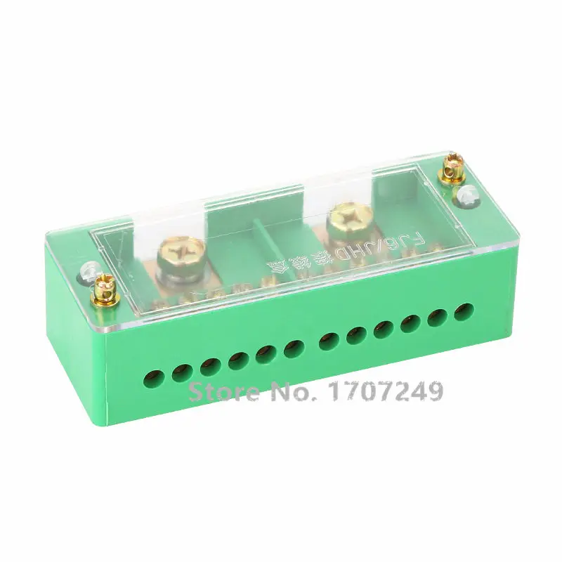 Однофазный 2 в 12 Out 660V распределительная коробка быстрое подключение Клеммная
