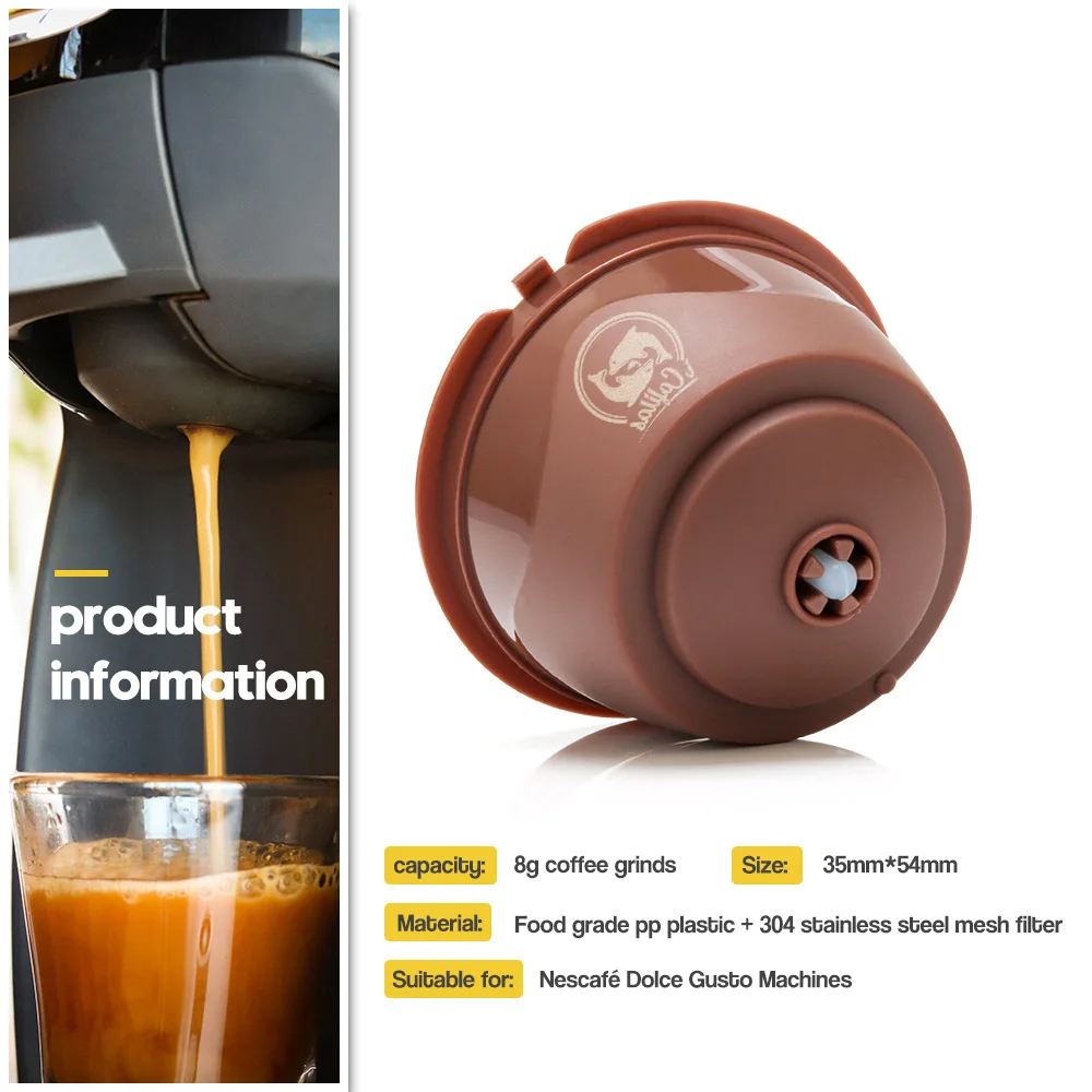 Многоразовые кофейные капсулы Imellow 1 шт. фильтрующая чашка совместимая с