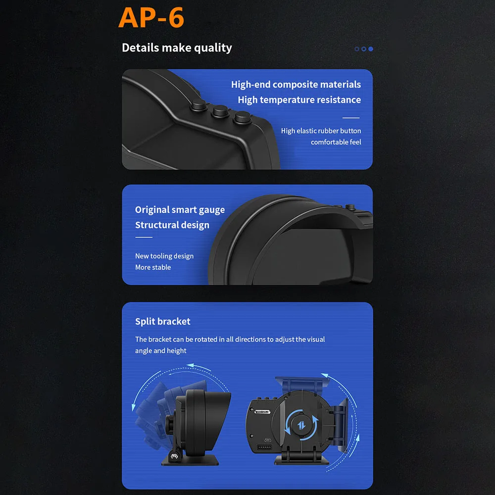 Автомобильный датчик HUD цифровой одометр дисплей новейший автоматический OBD2 + GPS