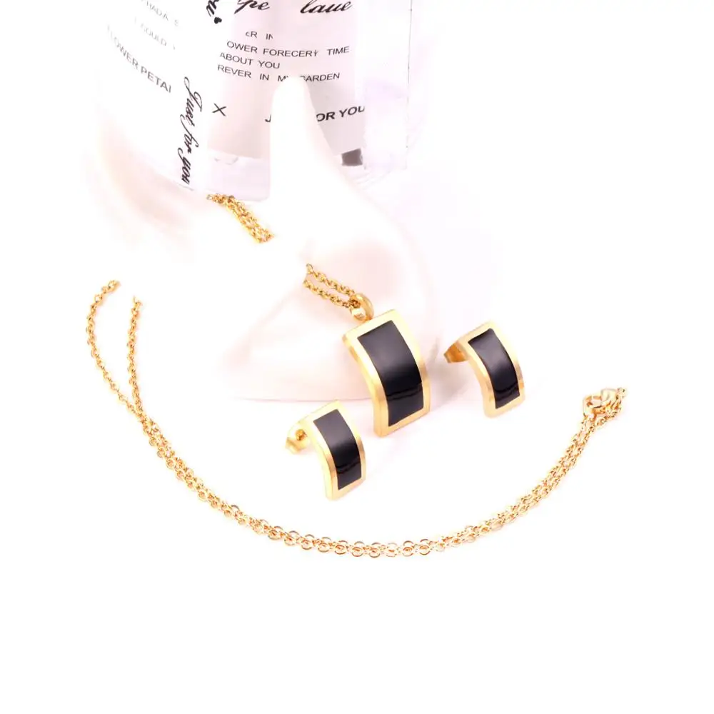 Комплект из колье и серёг нержавеющей стали|Ювелирные наборы| |