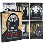 Сезоны ведьмы, оарды оракула Samhain, овладевает интуитивно понятной мощью волшебной ночи, Rockpool, Kali Game, колода Таро