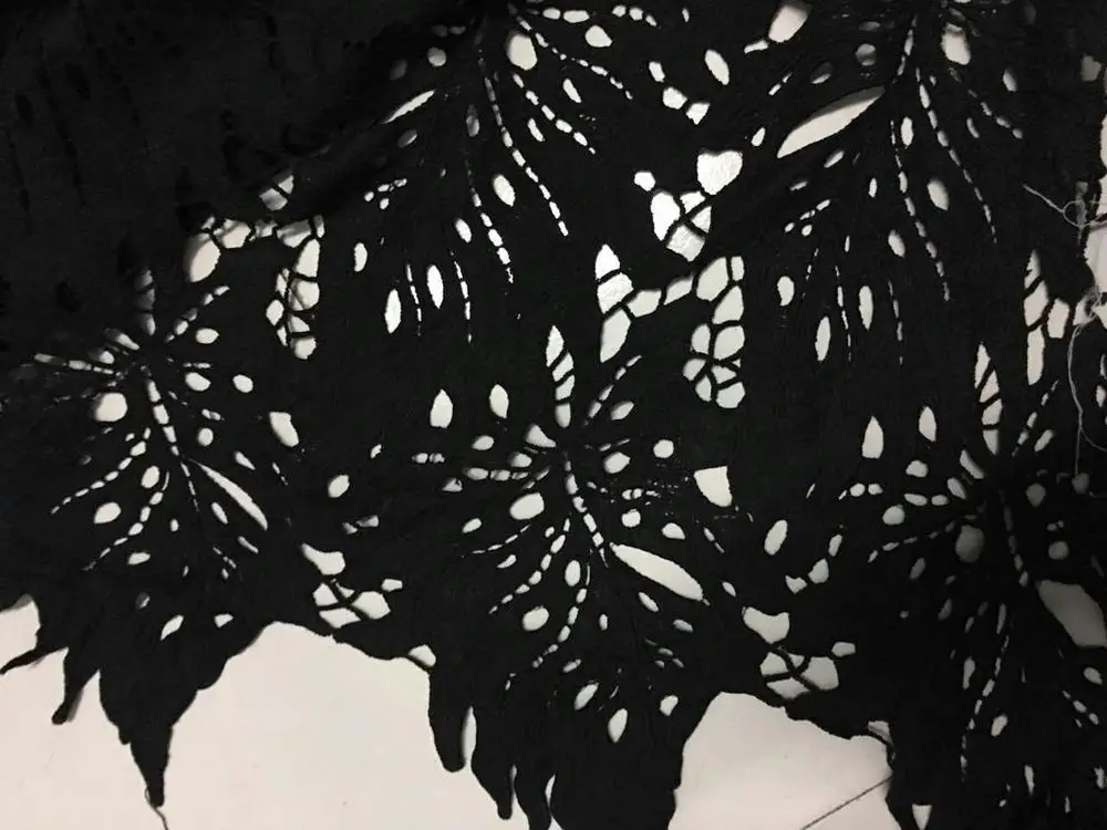 Бесплатная доставка 100% зеленая кружевная ткань гипюр 2018 для фотографий высокое