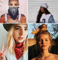 hip hop bandana kerchief man women outdoor headbands hair band wrist wraps hiking hair scarves handkerchief hair accessories