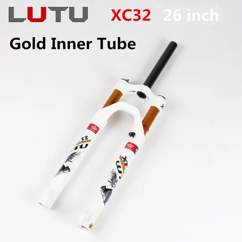 LUTU XC32 MTB велосипедная газовая вилка 26/27.5/29 дюймов Магниевый сплав 28 6 мм Дисковая