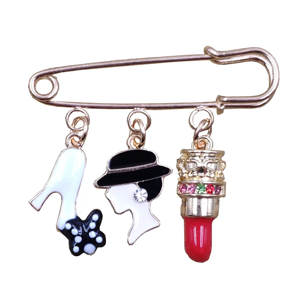 15 видов стилей и дорогих товаров элементы КС позолоченные брошь Соблазнительные