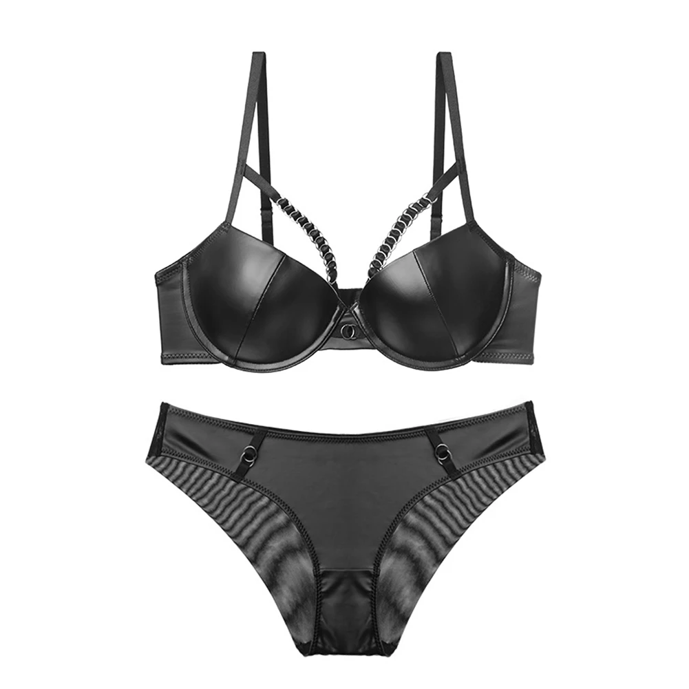 Varsbaby New arrival sexy lace glossy women bra set 4 PCS/Lot