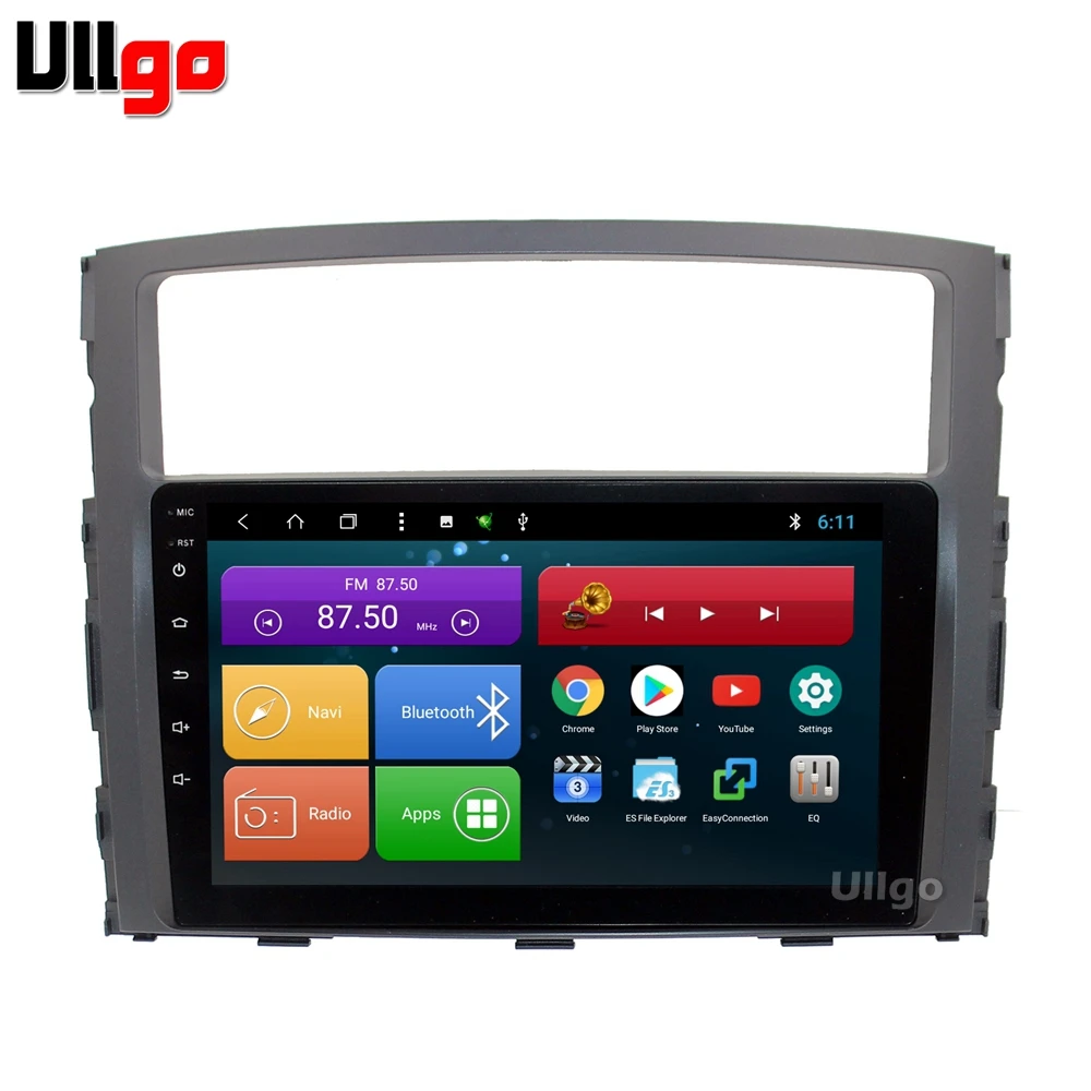 4G + 64G Восьмиядерный 9 'ɺndroid 8 1 автомобильный DVD GPS для Mitsubishi Pajero V93 V97 Авторадио