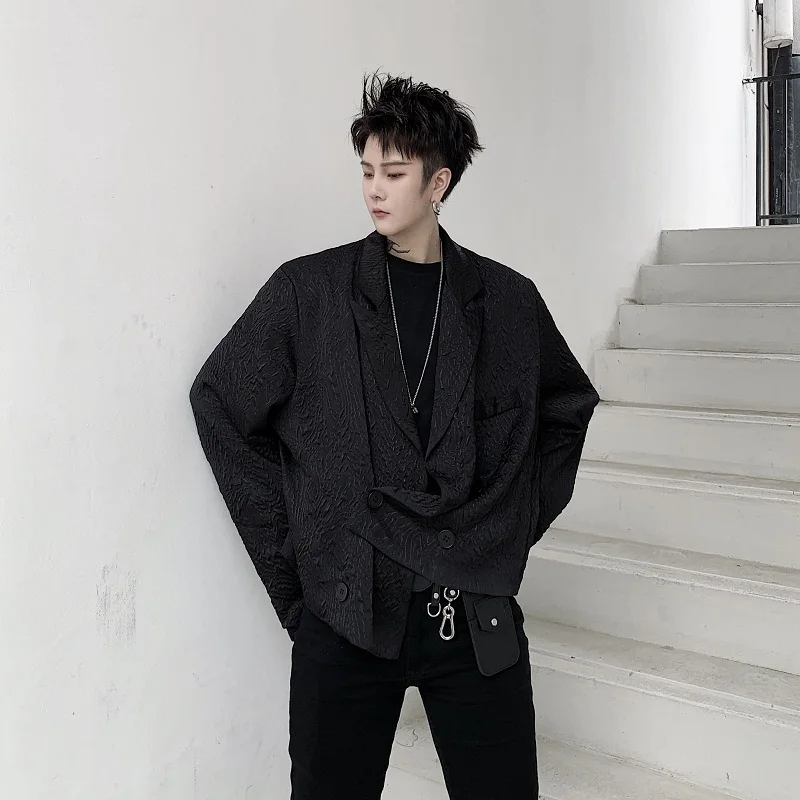 

2020 new men's fashion suits fashion loose suit jacket