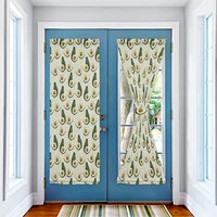 plant green fruit avocado curtains for living room bedroom home decor door curtain for kitchen window drape