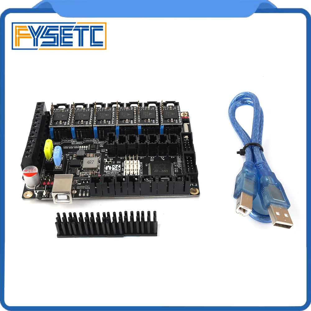 S6 V2.0 доска 32 бит Управление для записей 6 шт. TMC5161 V1.0 Драйвер шагового двигателя SPI