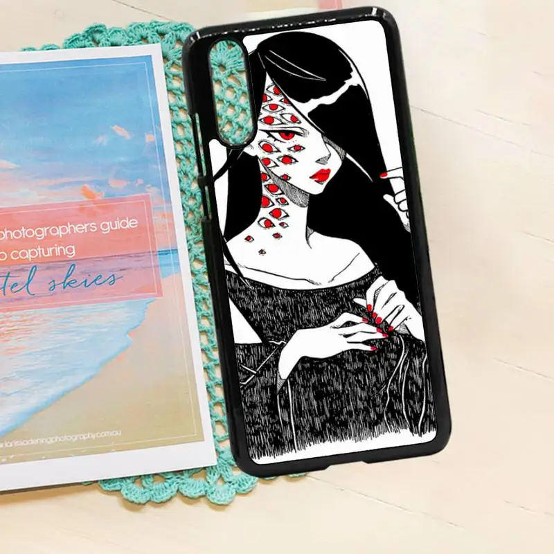 

Ito Junji high quality Horror Phone Case PC for iPhone 11 12 pro XS MAX 8 7 6 6S Plus X 5S SE 2020 XR