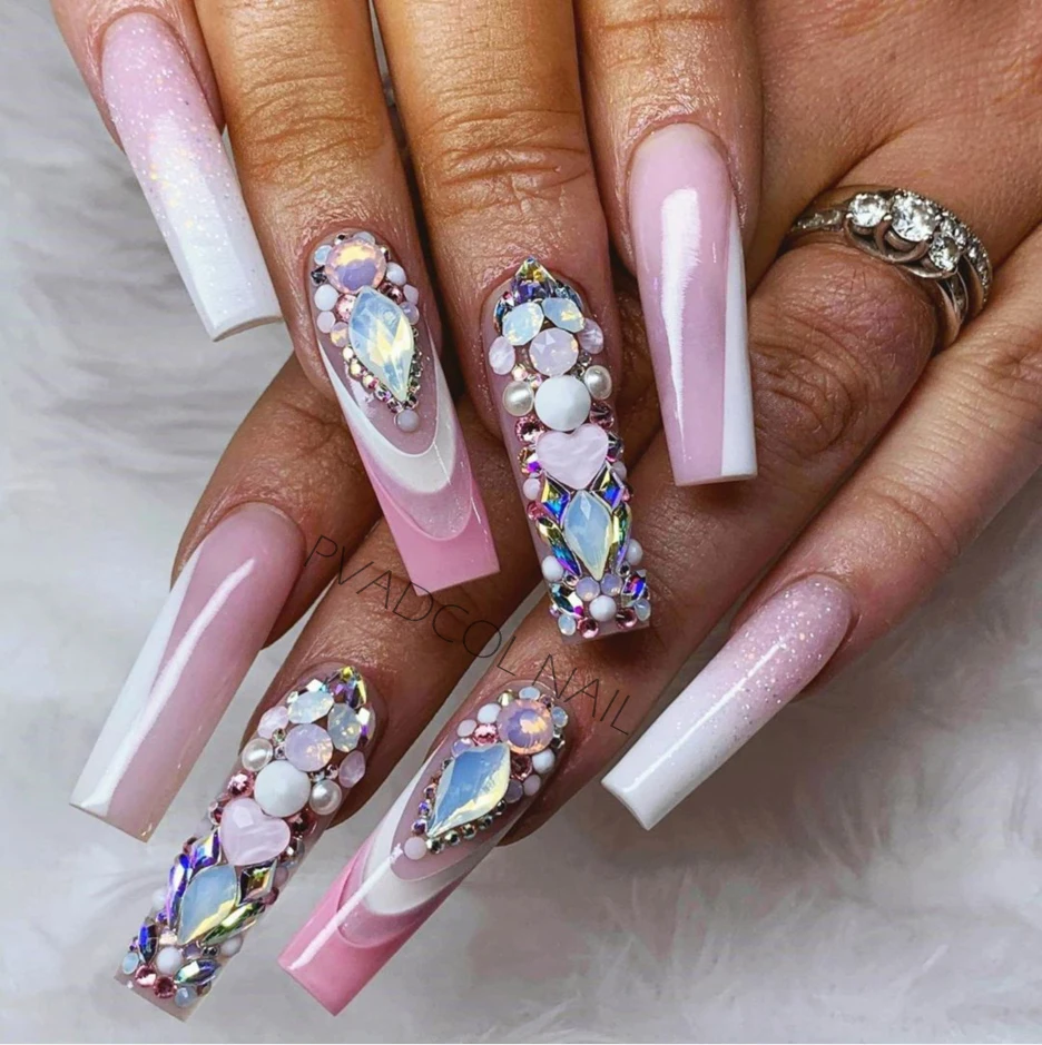 Украшения для ногтей стразы из опала с плоской задней поверхностью | Красота и