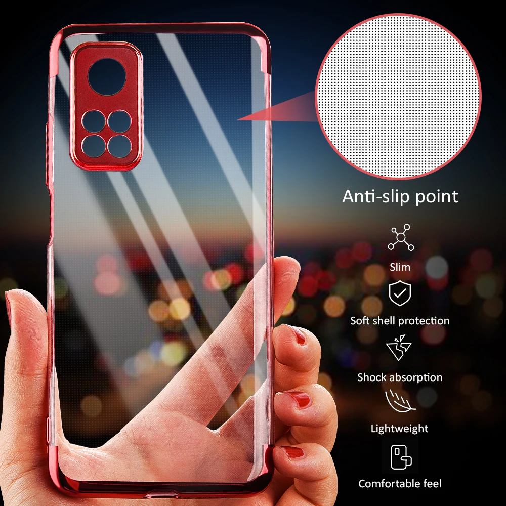 

Luxury Plating Silica gel Soft Phone Case For Xiaomi Mi 10Pro Ultra 10T Lite Pro 5G Silicone Plating Cover For Xiaomi Note 10Pro