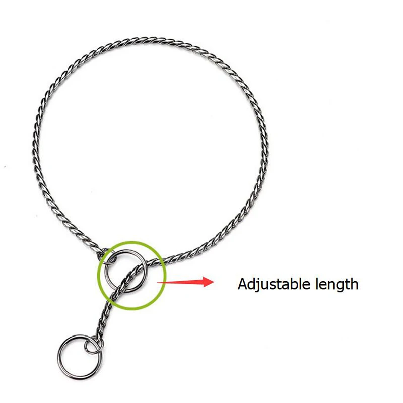Новые ошейники для собак регулируемые антикоррозийные медные прочные змеиные