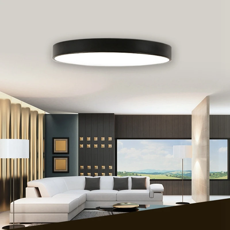5 см светодиодный ультра-тонкий потолочный светильник современный для гостиной