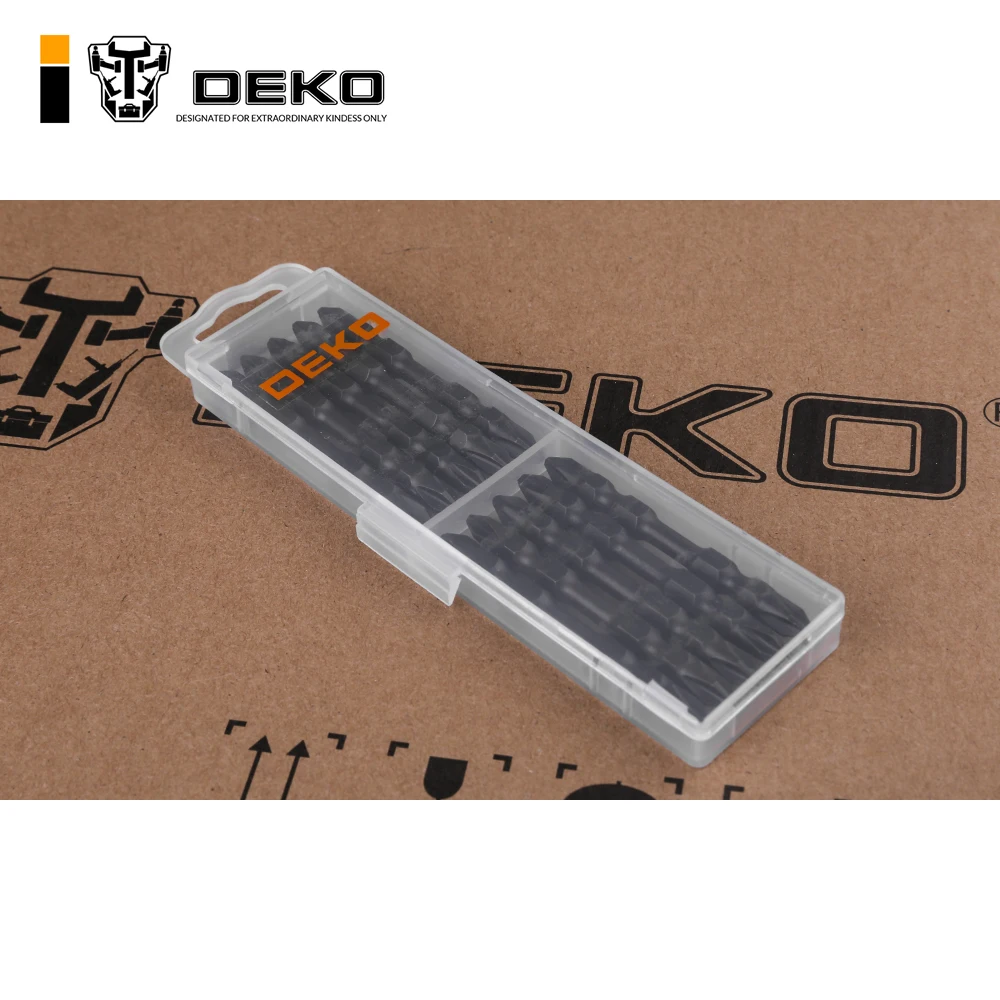 DEKO SCRE03 10 шт. Шестигранная отвертка с шестигранной головкой из хромированной