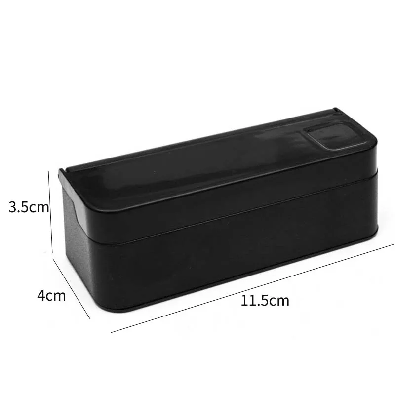 Plastic 1Pcs Coin Container Car Organizer Change Money Storage Box Holder Portable Black | Дом и сад