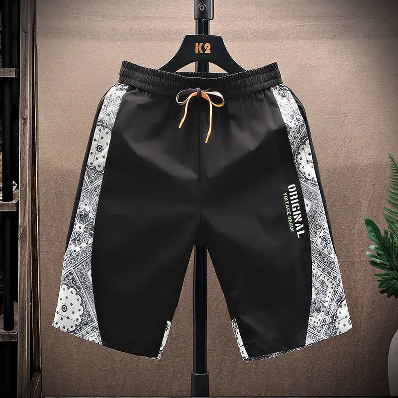 Cashew Blossom Shorts Men Wear Fashion Brand Casual Men's Summer Trend Versatile Sports Pants