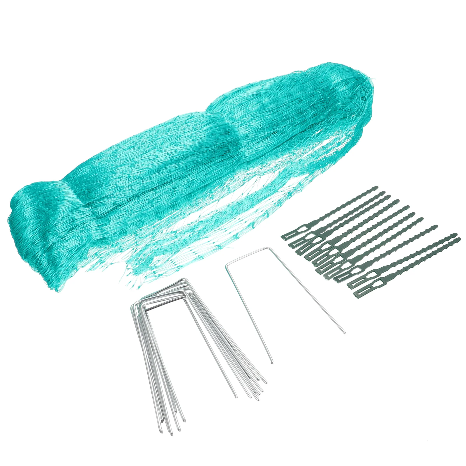 

1 Set Fruit Trees Netting Anti Bird Net with U-Shaped Garden Pegs and Cable Ties