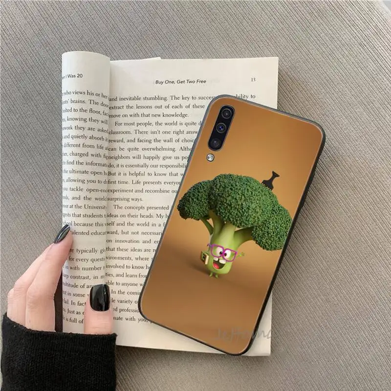 

Kung Fu Vegetable Fruit Cartoon Phone Case For Samsung galaxy S note 7 8 9 10 20 fe edge A 6 10 20 30 50 51 70 lite plus Soft