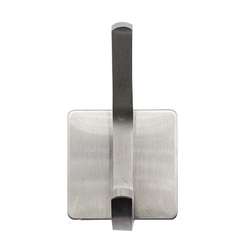 

5Pcs Towel Stainless Steel Clothes Self-Adhesive Hooks Wall-Mounted Household Hats Kitchen Bathroom Coat Hooks