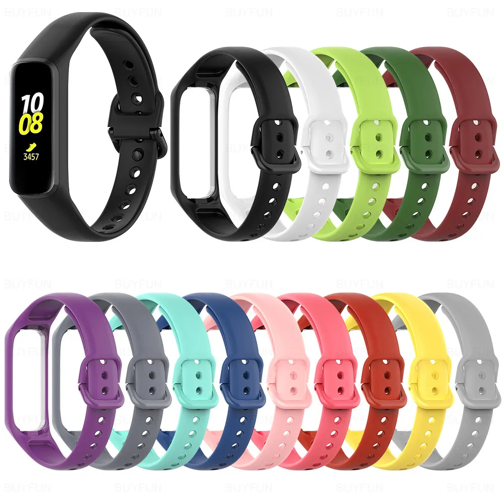 

Силиконовый спортивный ремешок для Samsung Galaxy Fit 2 SM-R220 часы браслет сменный ремешок для наручных часов Samsung Galaxy Fit2 Correa