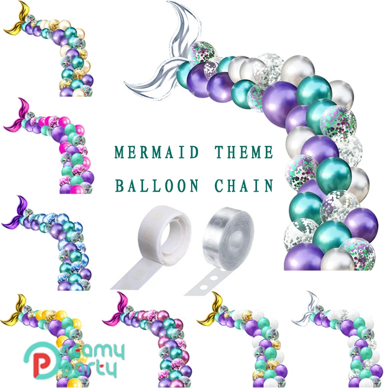 Латексный Шар АРКА DIY хвост русалки шар гирлянда Набор инструментов для Русалка