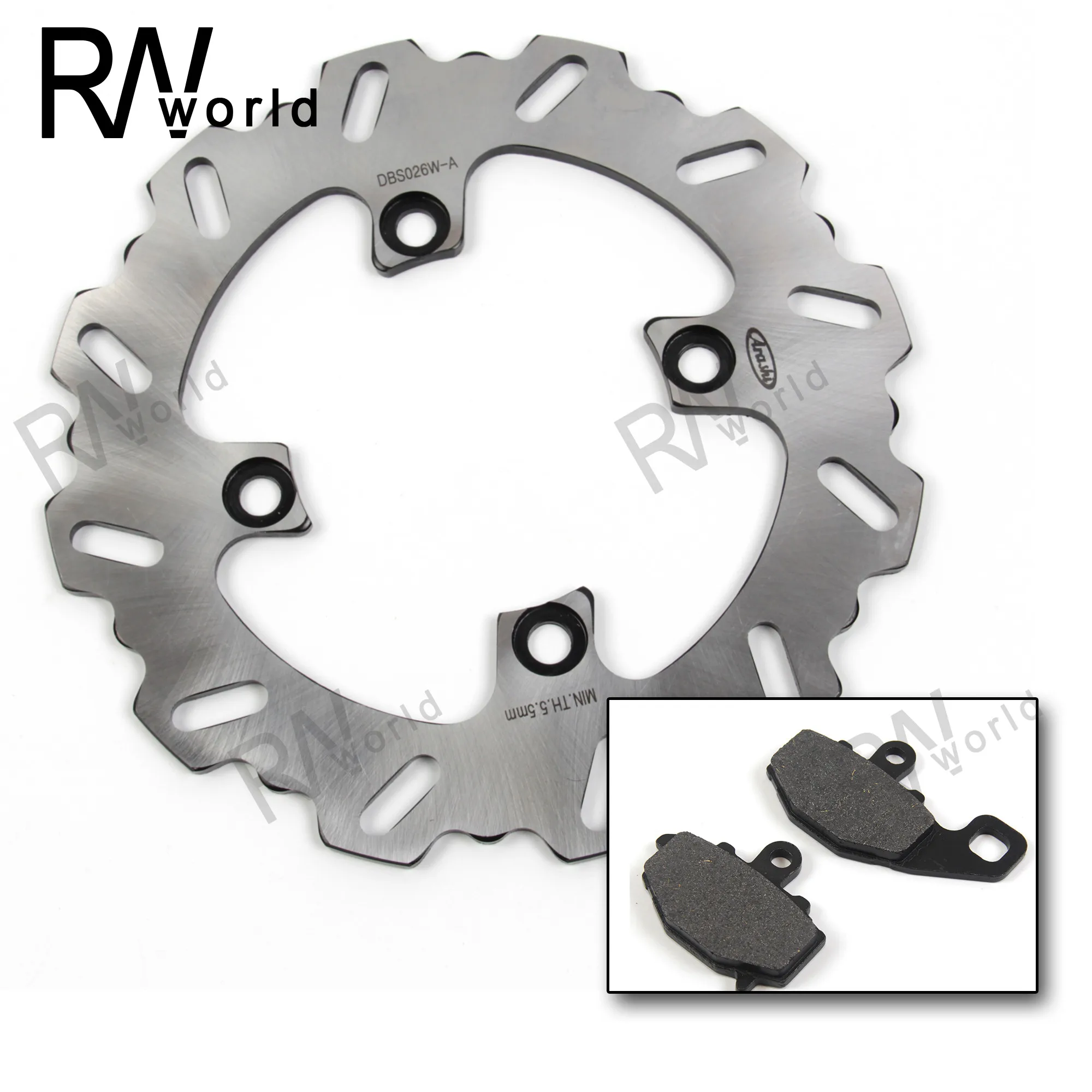 Задние тормозные диски для мотоциклов с ЧПУ Роторы и органические колодки KAWASAK