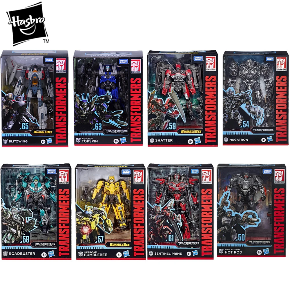 

Трансформеры Hasbro Studio Series Deluxe Class Movie 4 Blitzwing Megatron Hot Rod Shockblast Arcee, экшн-фигурка, модель, игрушка