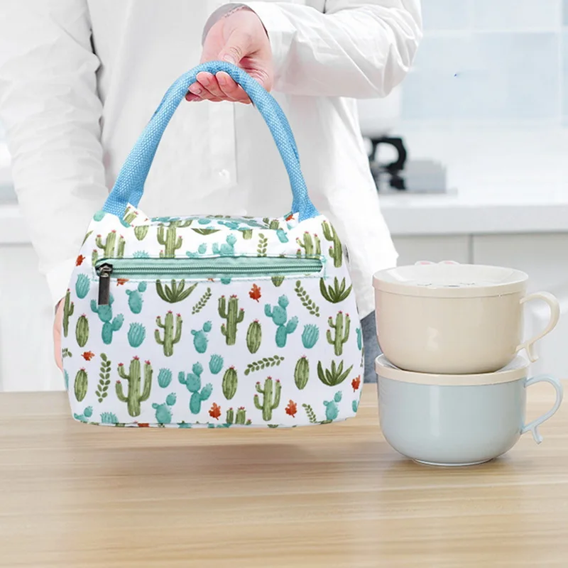 Портативная изолированная сумка для ланча взрослых женщин и детей коробка еды