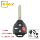 Умный ключ BHKEY GQ4-29T, 4 кнопки, 314 МГц, для Toyota Corolla 2010, 2011, 2012, 2013, чип 4D67G