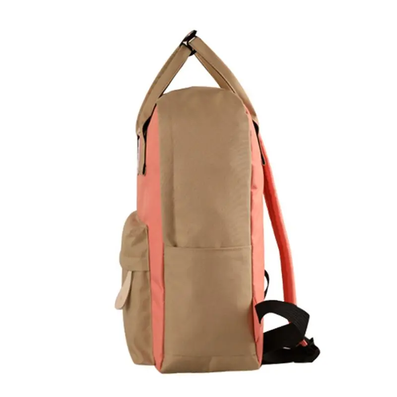 

Women Oxford Backpack Candy Color Bookbag School Bags for Teenagers Girls Patchwork Laptop Daypack