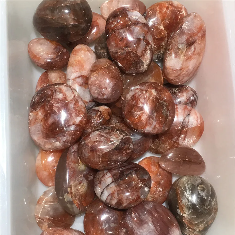 

Mixed Natural Kambaba Jasper And Fire Quartz Home Furnishing Wedding Decoration Point Crystal Stone Globe Reiki Healing Specimen