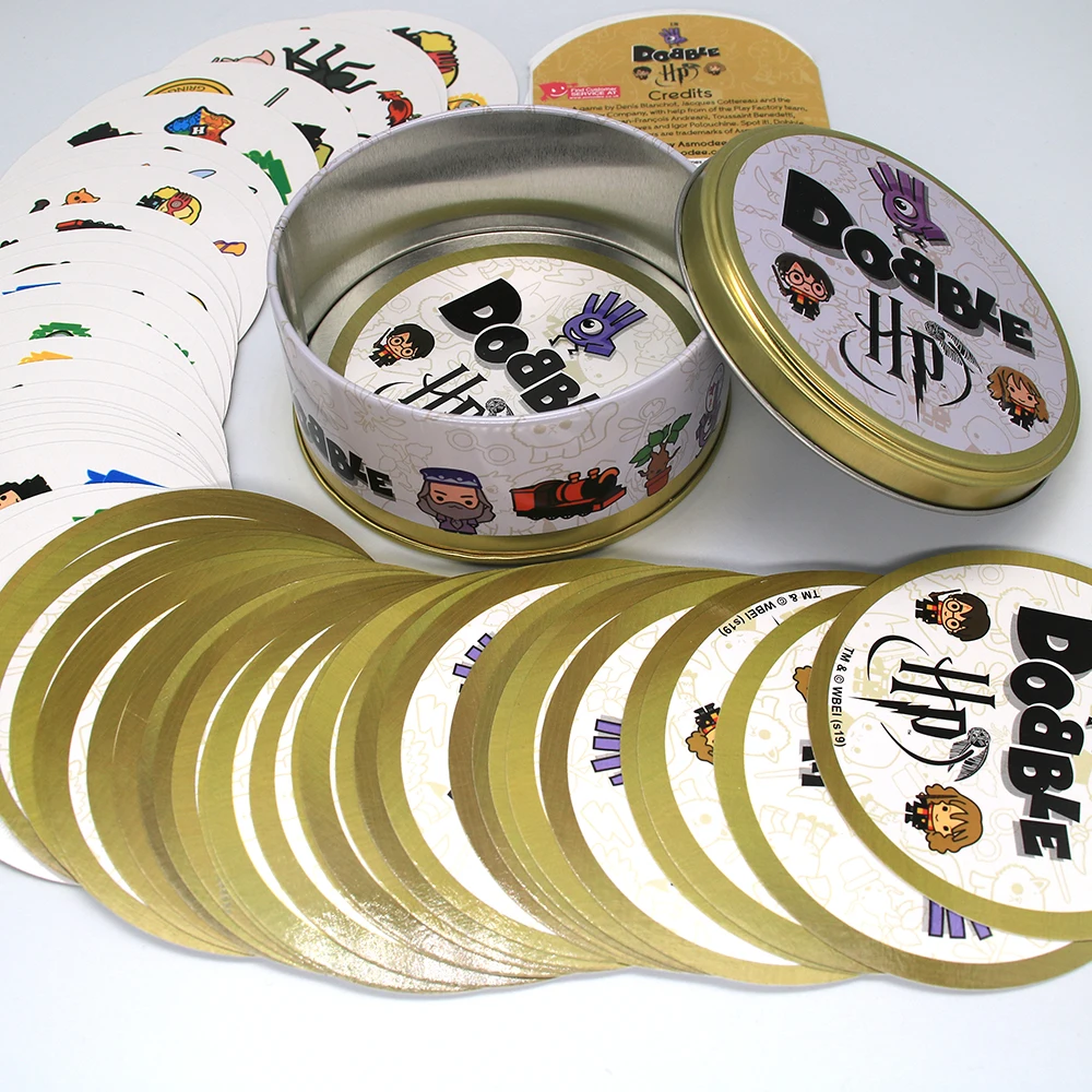 Железная игрушка Dobler Spot It 55 карт Спортивная Веселая семейная настольная игра для