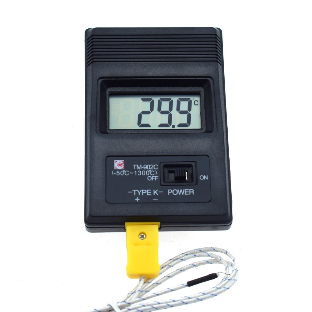 TM-902C(-50C до 1300C) измеритель температуры TM902C цифровой K Тип термометр сенсор+ термопары детектор датчик иглы