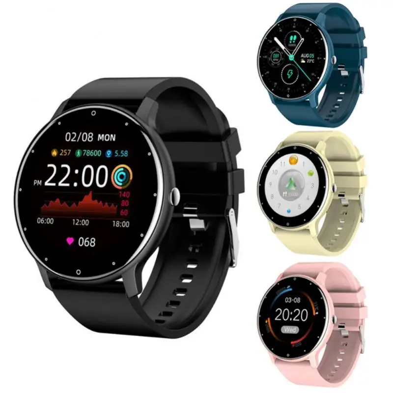 

for Samsung Galaxy Z Flip3 A72 A52 A32 A42 Fold2 Smart band Watch Real-time Weather Forecast Activity Tracker Heart Rate Monitor