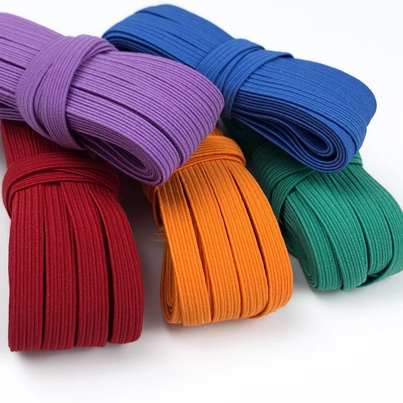 3mm 6mm Elastic Ribbon High-Elastic Elastic Band Rubber Band Elastic Line DIY Lace Trim Sewing Waist Band Garment Accessories