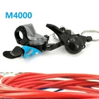 Переключатель передач SL BR FD M4000, 3 скорости, 9 скоростей, 27 с, рычаг переключения передач, передний, задний переключатель передач и Корпус кабеля переключения передач, оригинал